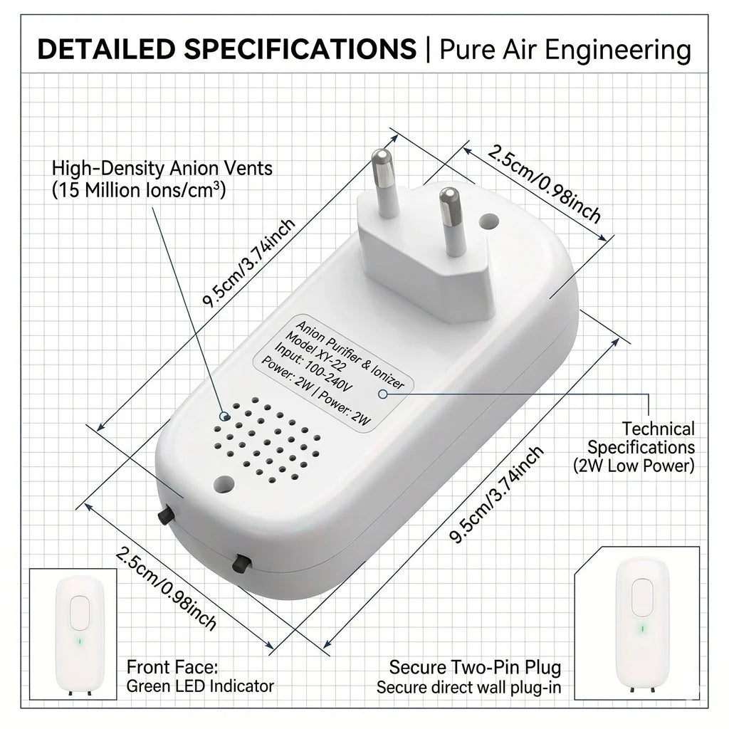 Plug & Breathe Ion Clear Air Purifier